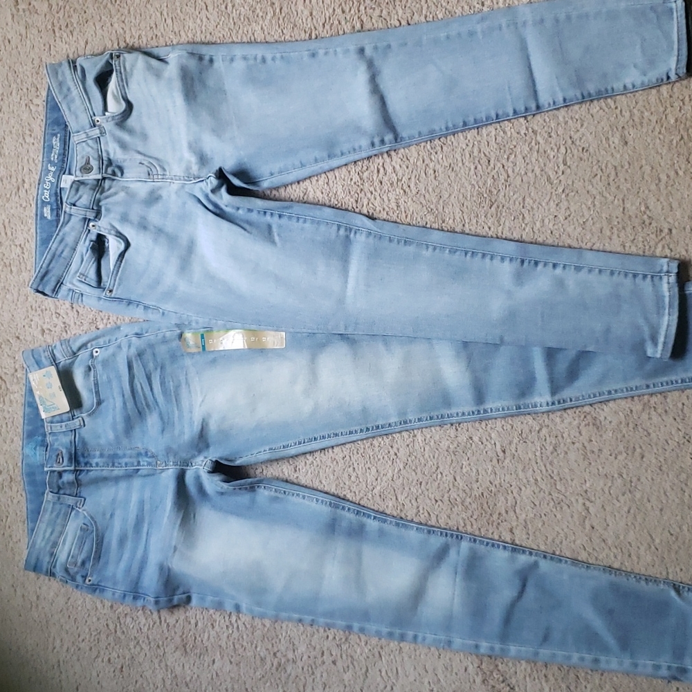 Two pairs of girl's jeggings, size 12